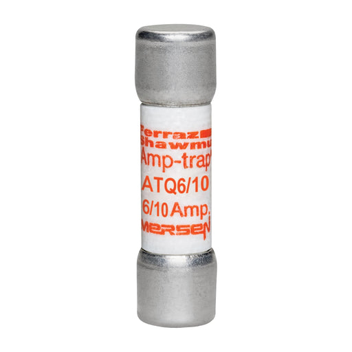 Mersen - Zylindrische Sicherung Sicherungseinsatz Midget ATQ6/10 ATQ 10x38 0,6A T − 10 Stück
