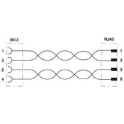 Phoenix Contact - Konfektioniertes Sensor-Aktor-Kabel Netzwerkkabel NBC-FSD/ 5,0#1407386