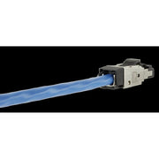 Metz Connect - Modularer Steckverbinder RJ45 Stecker Cat.6A 130E405032-E Kabelzuführ.180 Grad − 1 Stück