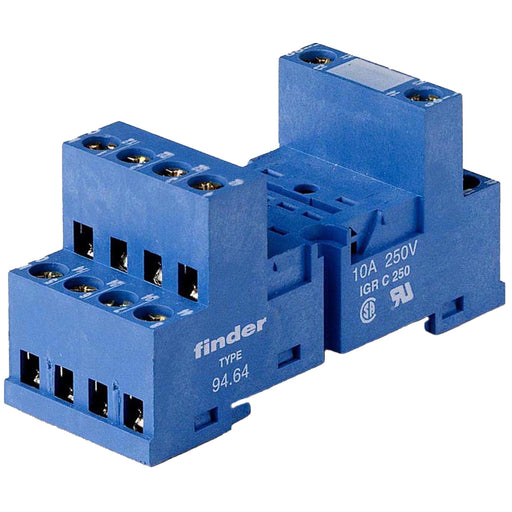 Finder - Relaissockel Schraubfassung 94.64 Relais-Serie 55 bl − 10 Stück by Finder
