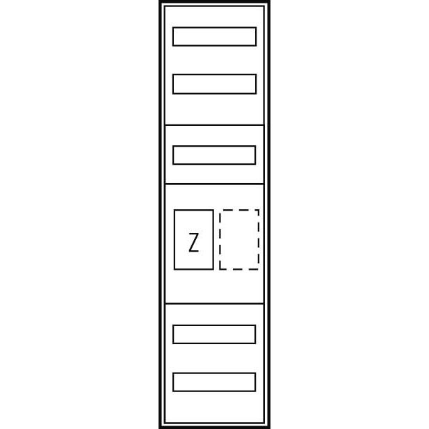 ABN - Zähler-Komplettschrank Komplettschrank ES17BBXN 5pol