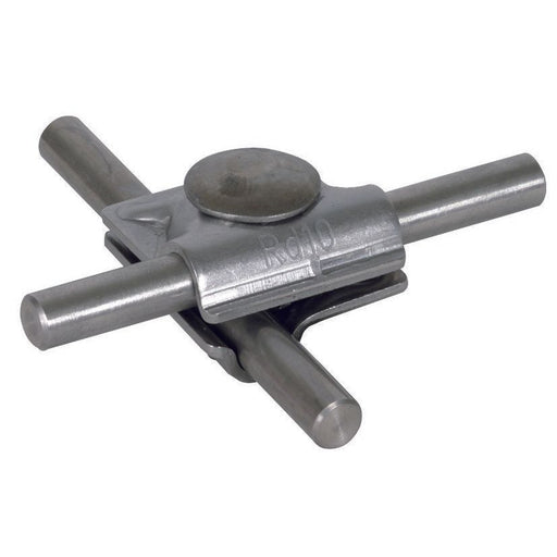 DEHN - Verbinder für Blitzschutz MV-Klemme MVK 10 FRM10X45 V4A NIRO(V4A) f. Rd 10mm