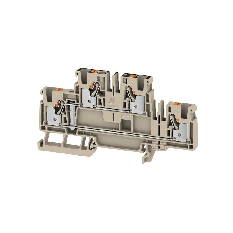 Weidmüller - Durchgangs-Reihenklemme Mehrstock-Reihenklemme A2T 4 VL PUSH IN, 4 mm² − 50 Stück