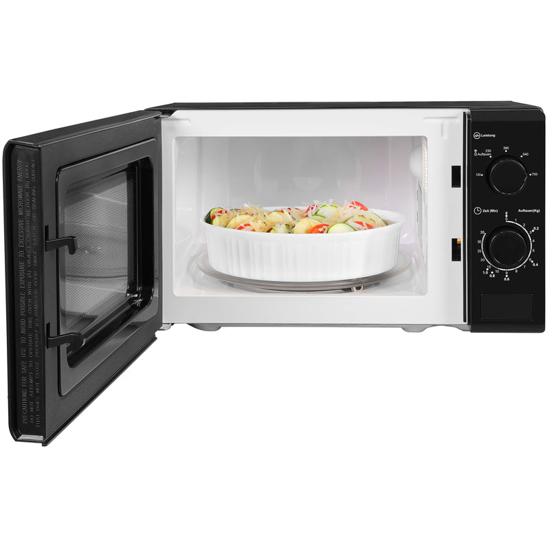 EXQUISIT - Mikrowellengerät Mikrowelle MW 900-030 sw 700W,20L