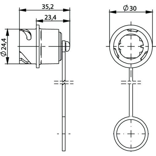 Telegärtner - Staubschutz für Steckverbindungen STX V1 Steckerschutzkappe 100022769
