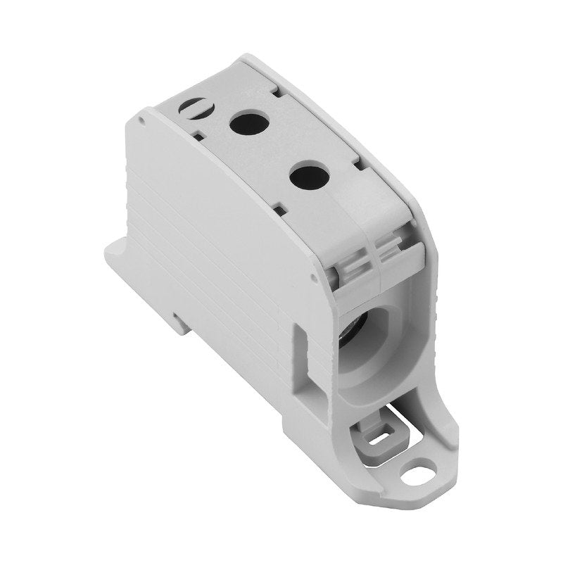 Weidmüller - Durchgangs-Reihenklemme Potentialverteilerklemme WPD 131 1X95/1X95 GY 95, 155A, Pole: 1 − 2 Stück