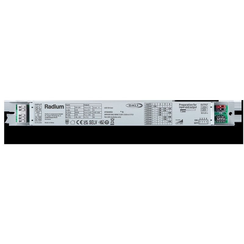 Radium Lampenwerk - LED-Betriebsgerät LED-Treiber OTDA4032 DALI 60W/1100-1500mA