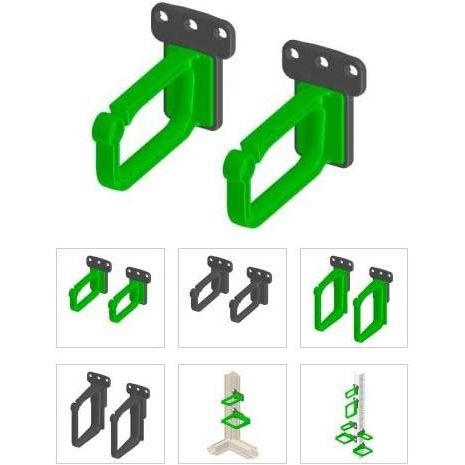 Enoc - Kabelführung für Gehäuse/Schränke Kabelführungsbügel KBP 01-G X1(VE2) 1HE