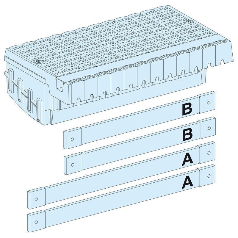 Schneider Electric - Phasenschiene PrismaSeT-P, Linergy FC LVS04406 Einspeiseblock, 3x