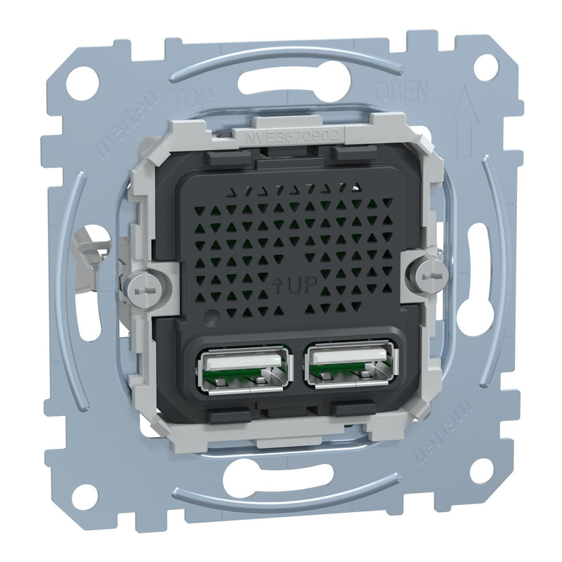 Elso - USB-Spannungsversorgung USB-Ladestation-Einsatz MTN4366-0100