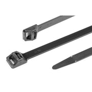 HellermannTyton - Kabelbinder Wiederöffnungsbinder RT250M-N66-BK-Q1 − 25 Stück
