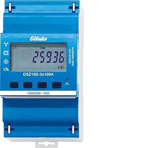 Eltako - Elektrizitätszähler Drehstromzähler DSZ16D-3x100A MID MID