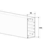 GGK - Geräteeinbaukanal Installationskanal 1491 − 2 Meter