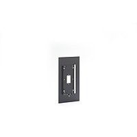 Siedle&Söhne - Zubehör/Ersatzteile für Türkommunikation Nachrüstblende Haustelefon HT/NB 800-0 S Schwarz