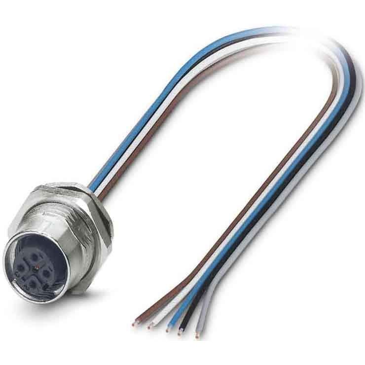 Phoenix Contact - Rundsteckverbinder, feldkonfektionierbar (Industriesteckverbinder) Wanddurchführung SACC-DSI-FS #1542729 Sensor-/Aktor  − 1 Stück