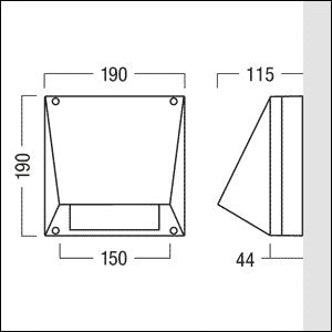 Zumtobel Group - Sicherheitsleuchte LED-Sicherheitsleuchte RESCLITE P #42934227