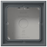 Jung - Aufputzgehäuse für Unterputzgerät Aufputz-Kappe 1fach LC 581 A 202 gris fonce 31(32010)