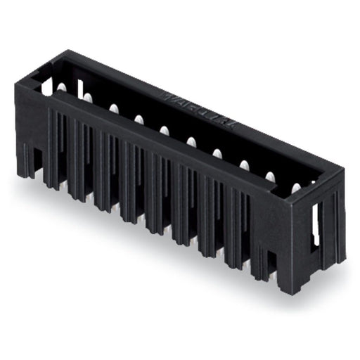 WAGO - Leiterplattensteckverbinder THR-Stiftleiste Lötstift 734-144/105-604 1,0x1,0,gerade,sw − 100 Stück