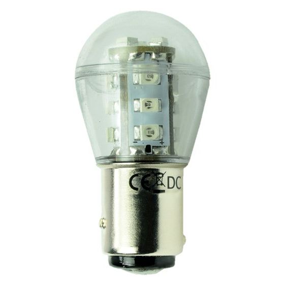 Scharnberger+Hasenbein - LED-Lampe/Multi-LED LED-Kugellampe 25x48mm 30211 BAY15d 10-30VDC rt