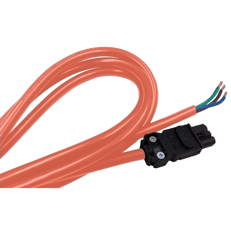 Schneider Electric - Energiekabel < 1 kV, für ortsveränderlichen Einsatz Netzkabel Orange NSYLAM3MN 3m LED-Lampen