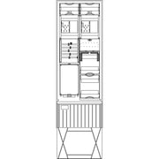 Elsta Mosdorfer - Zähler-Komplettschrank Zähleranschlusssäule ZS342B.W1.36A A340 W1 2Z BKEI 36TE