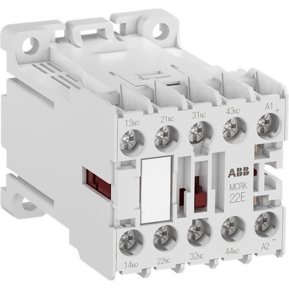 ABB Stotz S&J - Hilfsschütz, Relais Kleinhilfsschütz MCRK022ATD 2S+2Ö, 24V DC 2W