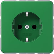 Jung - Steckdose SCHUKO-Steckdose 16A 250V CD 1520 BFKI GN m.Berührungsschutz