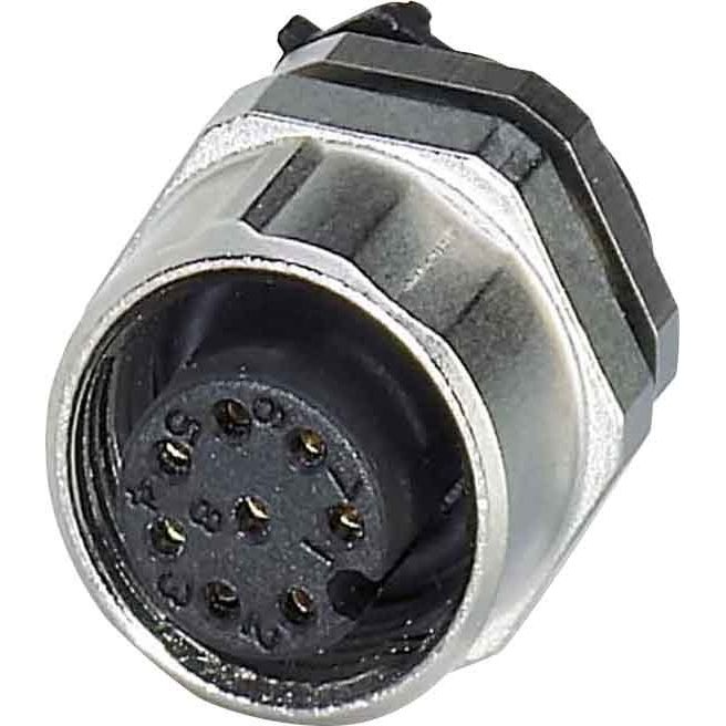Phoenix Contact - Rundsteckverbinder, feldkonfektionierbar (Industriesteckverbinder) Wanddurchführung SACC-DSIV-F #1542790 Sensor-/Aktor − 60 Stück