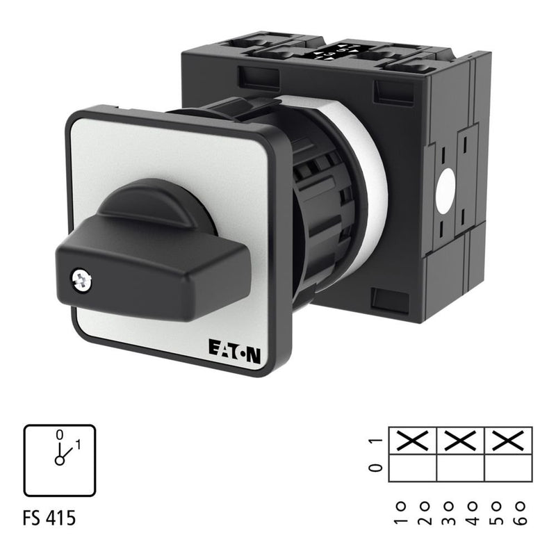 Eaton - Steuerschalter EIN-AUS-Schalter T3-2-15403/EZ T3 32A Zentraleinbau