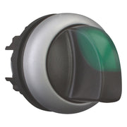 Eaton - Frontelement für Wahlschalter Leuchtwahltaste m.Knebelg. M22-WLK3-G 3 Stell.,grün
