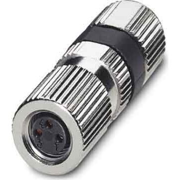 Phoenix Contact - Rundsteckverbinder, feldkonfektionierbar (Industriesteckverbinder) Sensor-Aktor-Stecker SACC-M 8FS-3PCON 3p.,M8-Buchse ger
