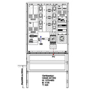 GSAB Elektrotechnik - Zähler-Komplettschrank Wandlermessung 08.W250.AR-01 250A