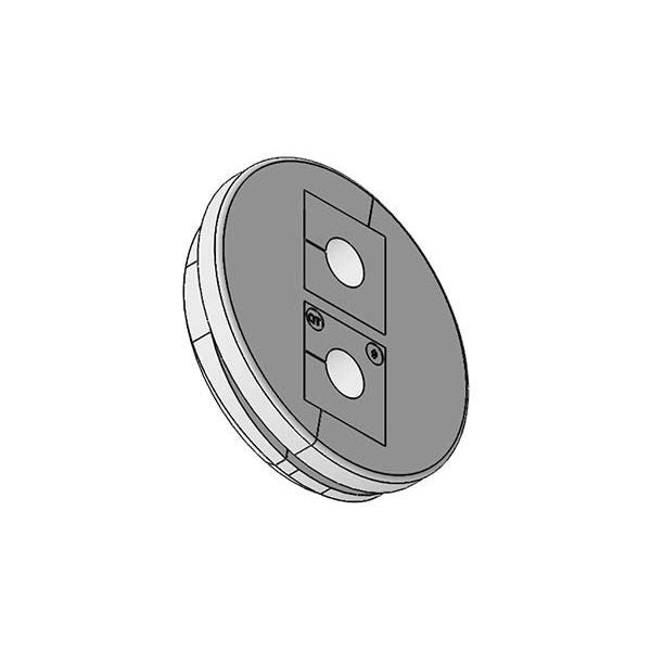 Icotek - Einführungsflansch für Kleingehäuse/Schaltschrank Kabeleinführung KEL-QTA 50 − 10 Stück