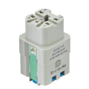Harting - Kontakteinsatz für Rechtecksteckverbinder Kontakteinsatz 09200042734 Han-Quick Lock, Bu − 10 Stück