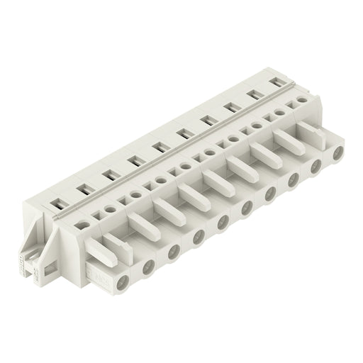 WAGO - Kabelsteckverbinder für Leiterplattensteckverbinder 1-Leiter-Federleiste 721-210/031-000 CAGECLAMP 2,5mm²,lgr − 25 Stück