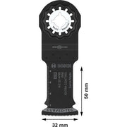 Bosch - Blatt für Oszillierer PRO AIZ 32 APIB Blatt für 2608669067VE(5) Multifunktionswerkze