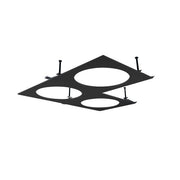 LTS Licht&Leuchten - Mechanisches Zubehör/Ersatzteile für Leuchten Einbaurahmen SCER 6.330 sw schwarz