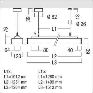 Zumtobel Group - Decken-/Wandleuchte LED-Anbau-u.Pendelleuchte ECOOS2 #42939097 940