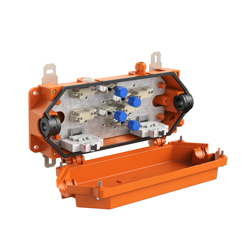 Spelsberg - Dose, Gehäuse für Montage auf der Wand/Decke Verbindungsdose WKE RBox HT2x3 50q2F