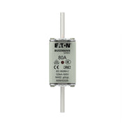 Eaton - Messersicherung Sicherungseinsatz Nieders. NH FUSE 80#80NHG02B 80A AC 500V 120kA − 3 Stück