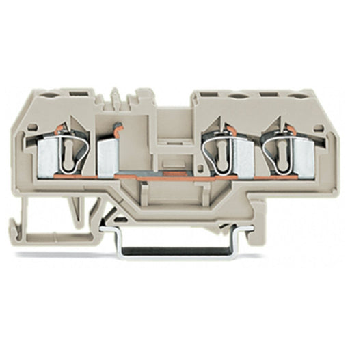 WAGO - Durchgangs-Reihenklemme 3-Leiter-Durchgangsklemme 281-993 4mm² − 50 Stück