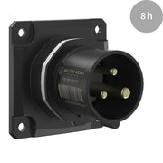 Walther Werke - CEE-Gerätestecker (IEC 60309) CEE NEO Anbaugerätestecker FW610308CC gerade 16A 3P 8h