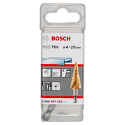 Bosch - Stufenbohrer HSS-TiN, 4 - 2608587433 20 mm 1/4-Zoll 70,5