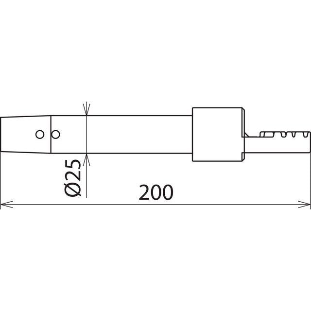 DEHN - Zubehör/Ersatzteile für Sicherheitsgeräte Adapter mit Zahnkupplung AD ZK 25 200 für Isolierstange