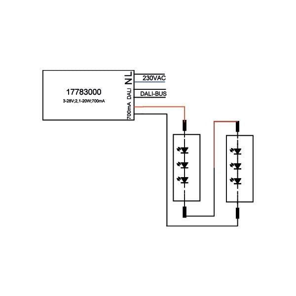 Brumberg Leuchten - LED-Betriebsgerät LED-Konverter 17783020 700mA DALI dimmbar