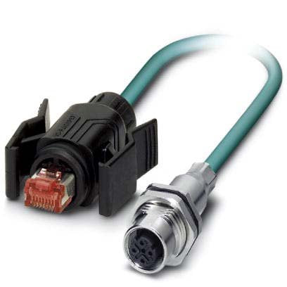 Phoenix Contact - Patchkabel Kupfer Industrie Netzwerkkabel VS-M12FSBP-I#1406399