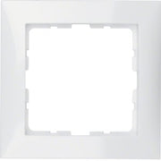 Berker - Abdeckrahmen Rahmen 1f. pws/gl 10118989 senkrecht/waagerecht