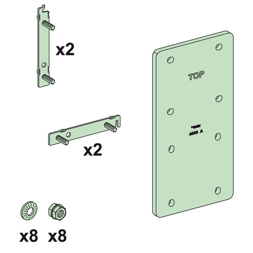 Schneider Electric - Sammelschienenverbinder PrismaSeT-P, Linergy LGYE LVS04607 Verbindung, vertikal