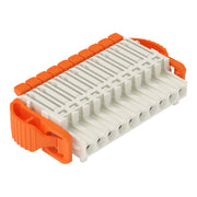WAGO - Kabelsteckverbinder für Leiterplattensteckverbinder 1-Leiter-Federleiste,Hebel 2734-1110/038-000 PushinCAGECLAMP,lgr − 50 Stück