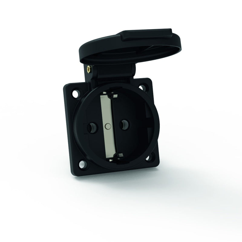 Bals Elektrotech - Schutzkontakt-Anbausteckdose Schutzkont.-Anbausteckdose 71101 16A IP44 schwarz